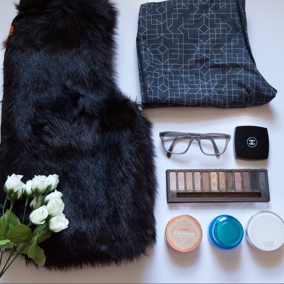 Joe Fresh Jackets & Blazers - Black fake fur vest